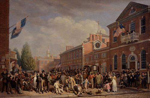 Election Day 1815 by John Lewis Krimmel